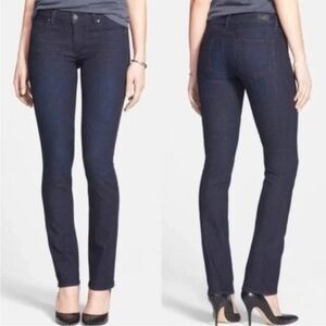 Paige Jeans Skyline Straight Jeans Palmer 27 Dark Wash